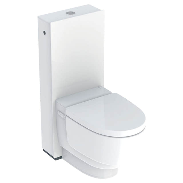 Geberit AquaClean Mera Classic Gulvstående dusjtoalett Glass hvit Geberit Dusjtoalett GE-1387228
