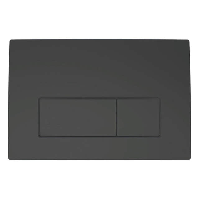 Geberit Delta 50 Betjeningsplate Dobbelskyll Svart matt Geberit Betjeningsplate og trykknapper GRO-6166686
