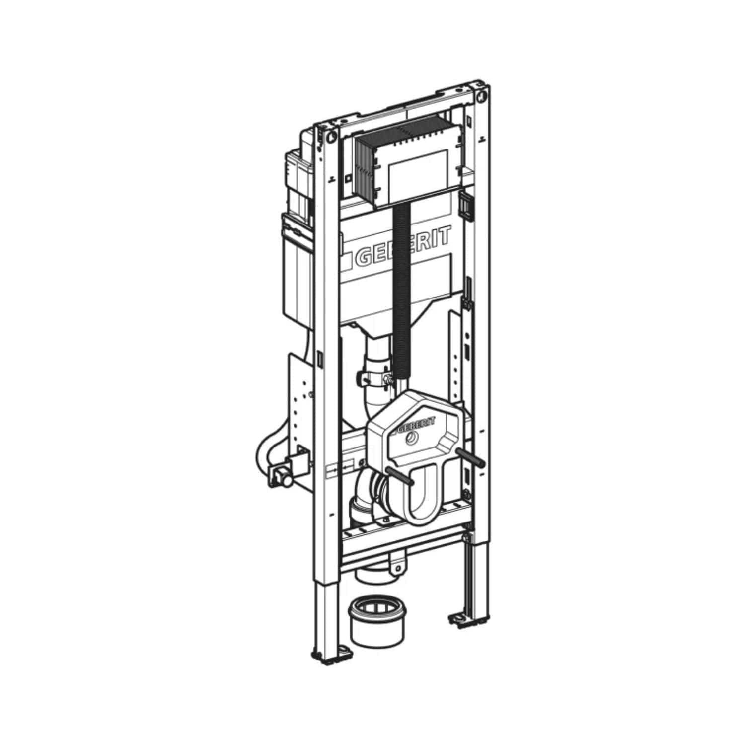 Geberit Duofix Sigma Innbyggingssisterne til høydejustering Geberit Innbyggingssisterne GRO-1387954