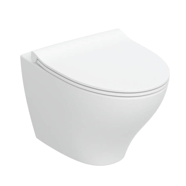 Geberit GLOW Modern Rimfree vegghengt toalett Hvit Geberit Vegghengt toalett GRO-1496542