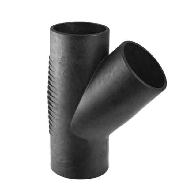Geberit Grenrør PE, Silent 75x56mm / 45° Geberit Rørdeler avløp GRO-2294209