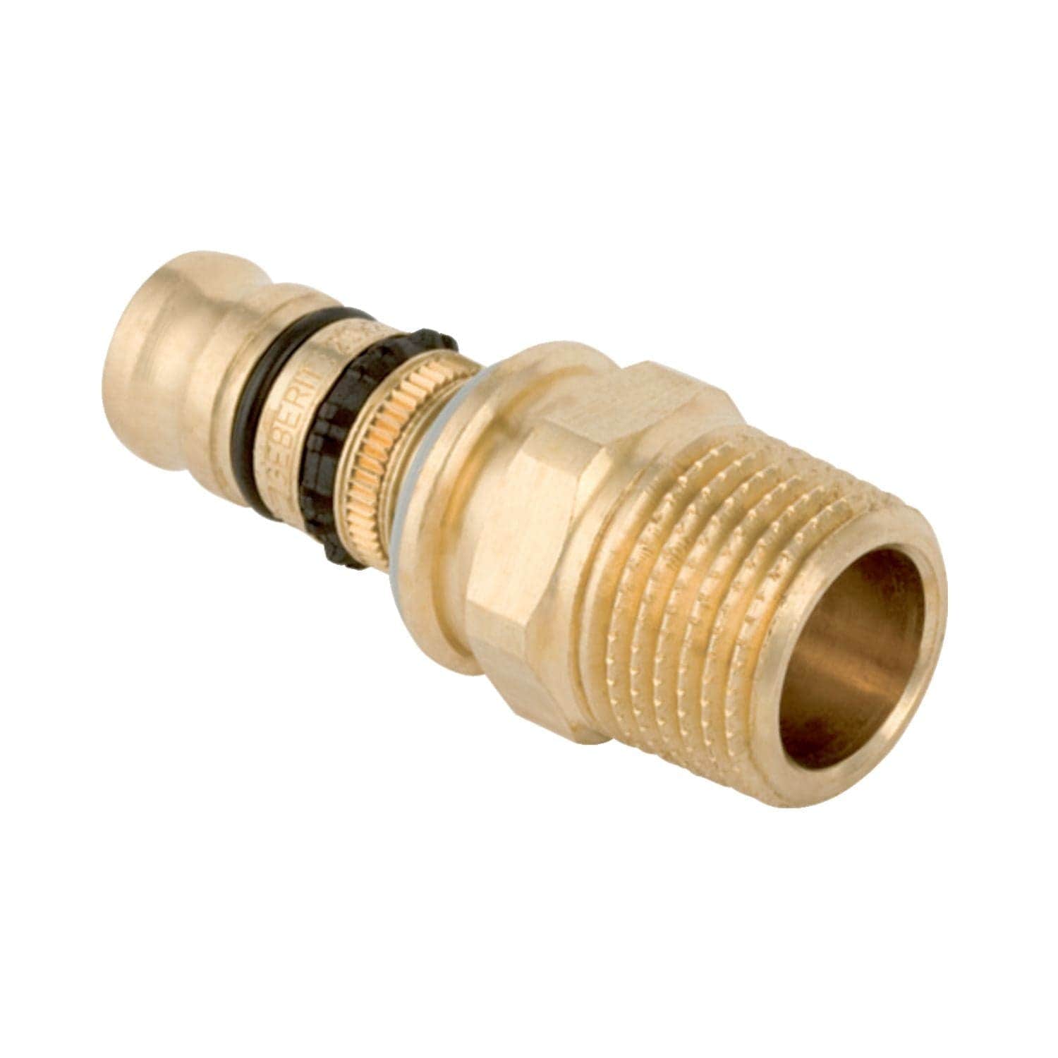 Geberit Mepla Adapter med utvendige gjenger 16mmx1/2" Geberit Rørdeler tappevann GRO-2472523