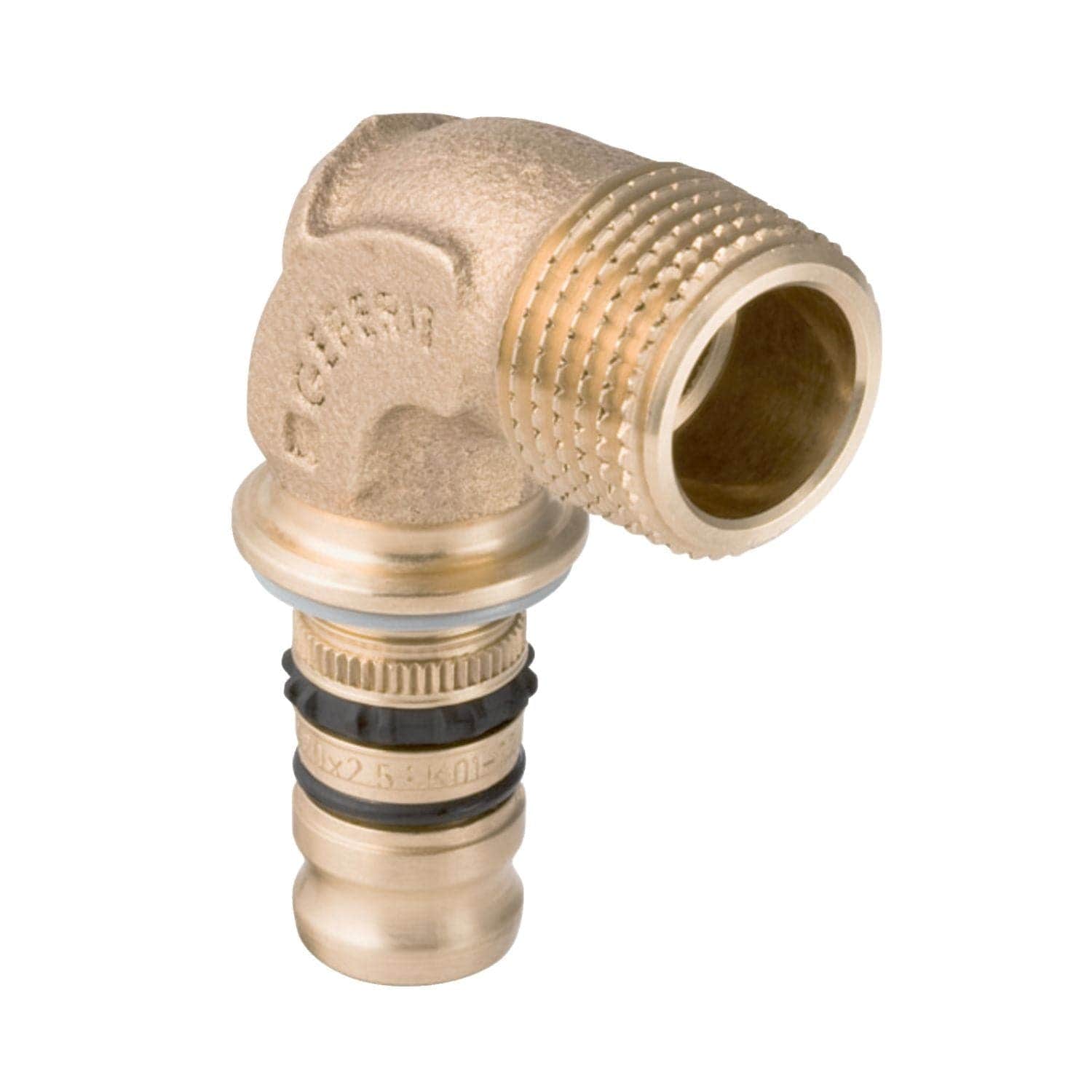 Geberit Mepla Overgangsalbu med utvendige gjenger 16mmx1/2" Geberit Rørdeler tappevann GRO-2472223