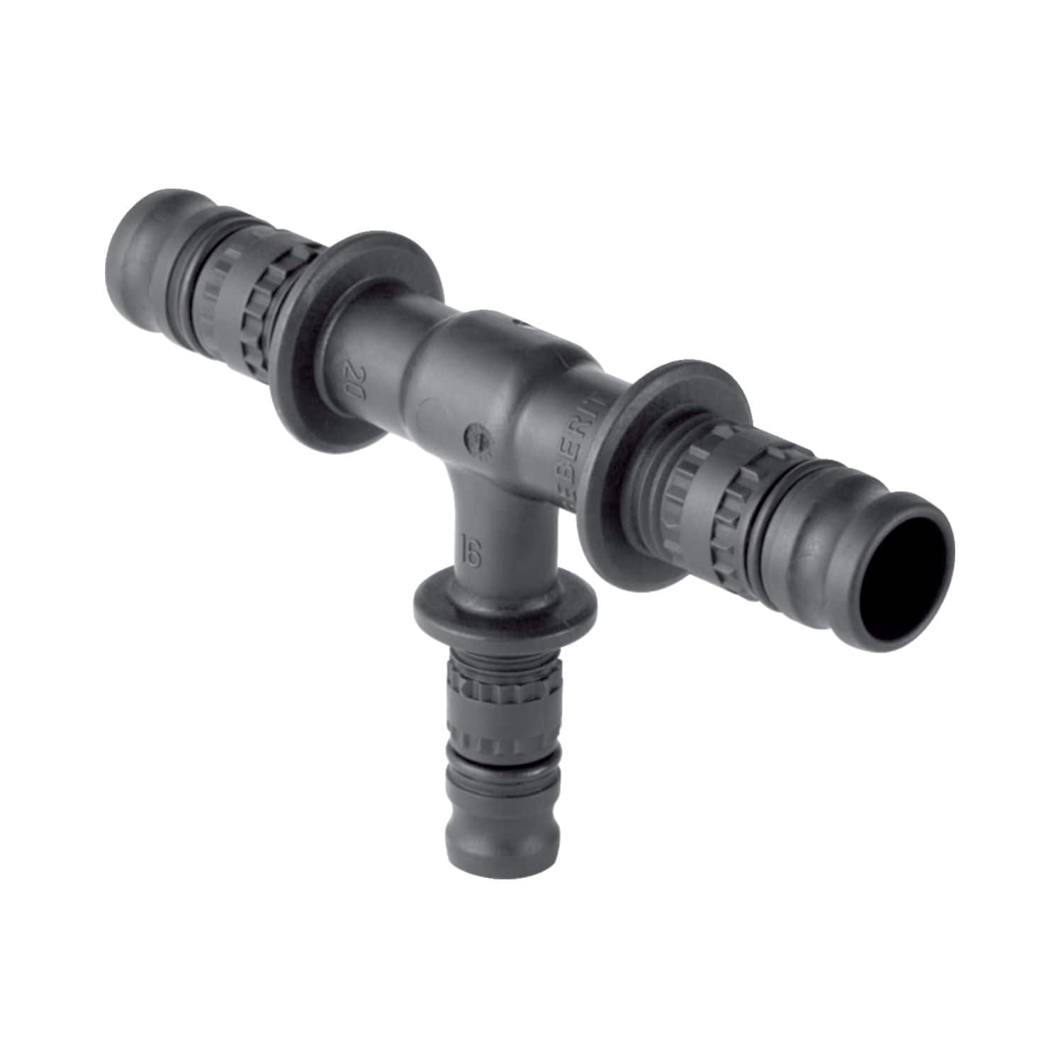 Geberit Mepla T-rør reduksjon 20x16x16mm Geberit Rørdeler avløp GRO-2472385