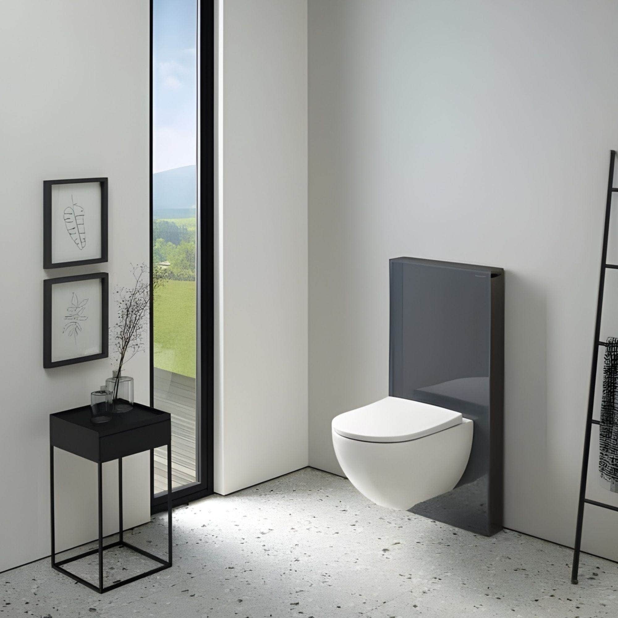 Geberit Monolith for Veggtoalett 101-114cm Geberit Innbyggingssisterne