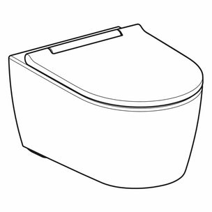 Geberit ONE TurboFlush Rimfree vegghengt toalett