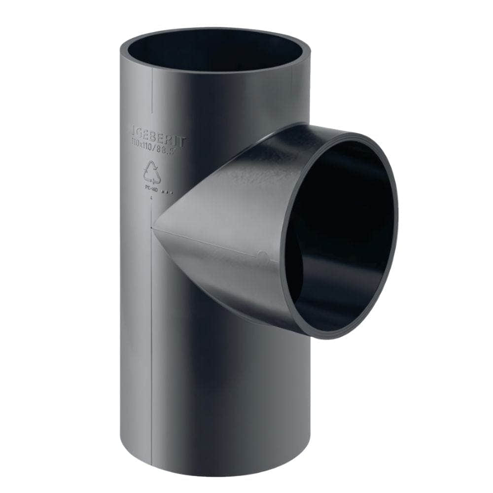 Geberit PEH Grenrør 75x50mm / 88.5° Geberit Rørdeler avløp GRO-2291378