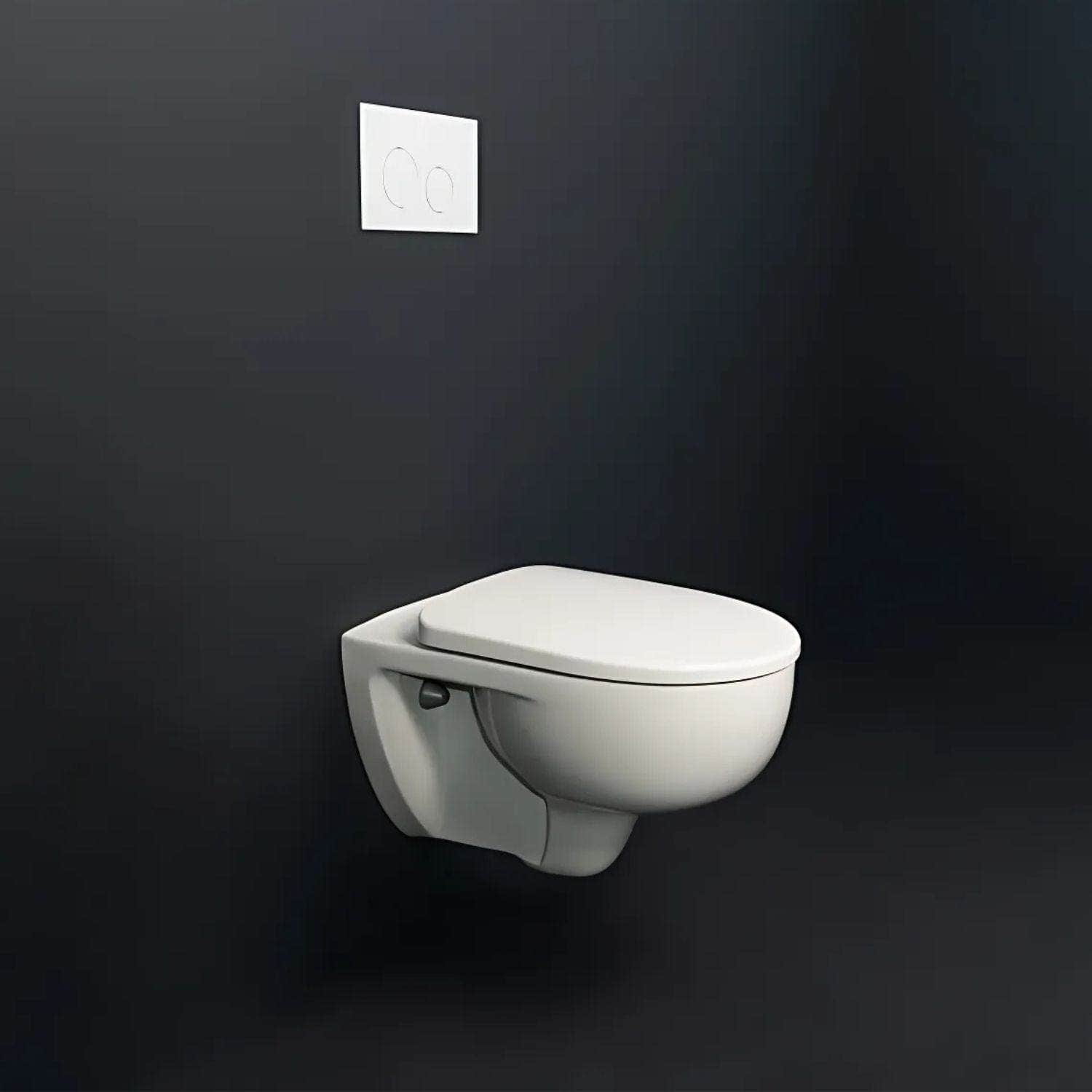 Geberit Selnova veggskål/sete TurboFlush Hvit Geberit Vegghengt toalett AHL-1388838