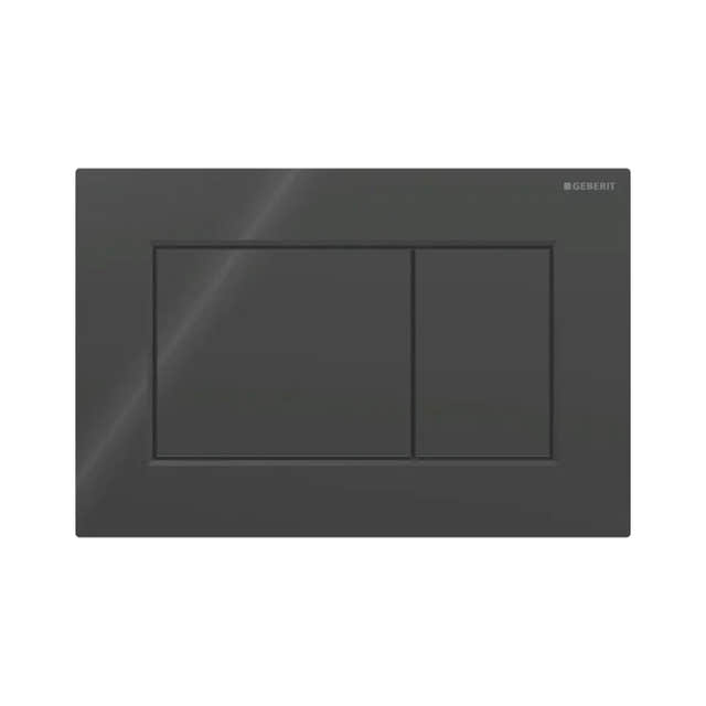 Geberit Sigma 01 Firkantet Betjeningsplate Svart Geberit Betjeningsplate og trykknapper GRO-1387328