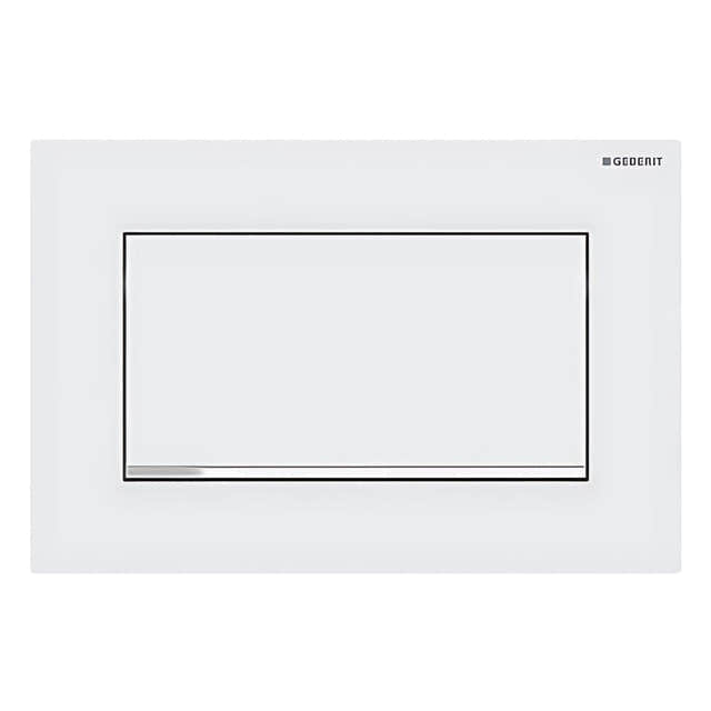 Geberit Sigma 30 Betjeningsplate skyll/stopp Hvit Geberit Betjeningsplate og trykknapper GRO-6166163