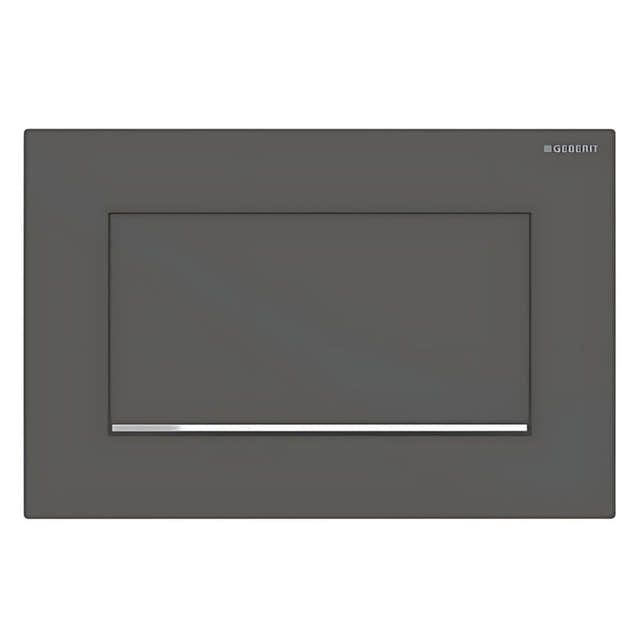 Geberit Sigma 30 Betjeningsplate skyll/stopp Svart matt Geberit Betjeningsplate og trykknapper GRO-6166164