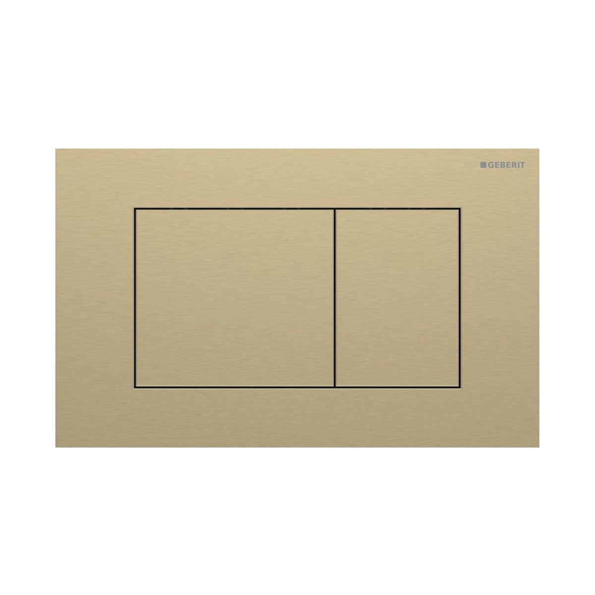 Geberit Sigma 40 Firkantet Betjeningsplate Messing (Easy Clean) Geberit Betjeningsplate og trykknapper GRO-1387337
