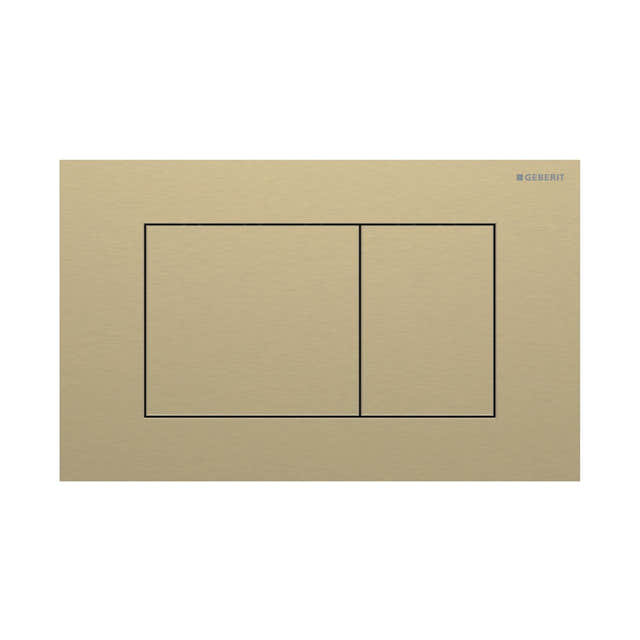 Geberit Sigma 40 Firkantet Betjeningsplate Messing (Easy Clean) Geberit Betjeningsplate og trykknapper GRO-1387337