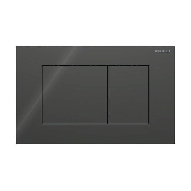Geberit Sigma 40 Firkantet Betjeningsplate Svart Geberit Betjeningsplate og trykknapper GRO-1387339