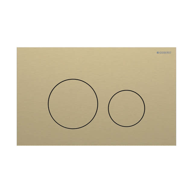 Geberit Sigma 40 Rund Betjeningsplate Messing Geberit Betjeningsplate og trykknapper GRO-1387347