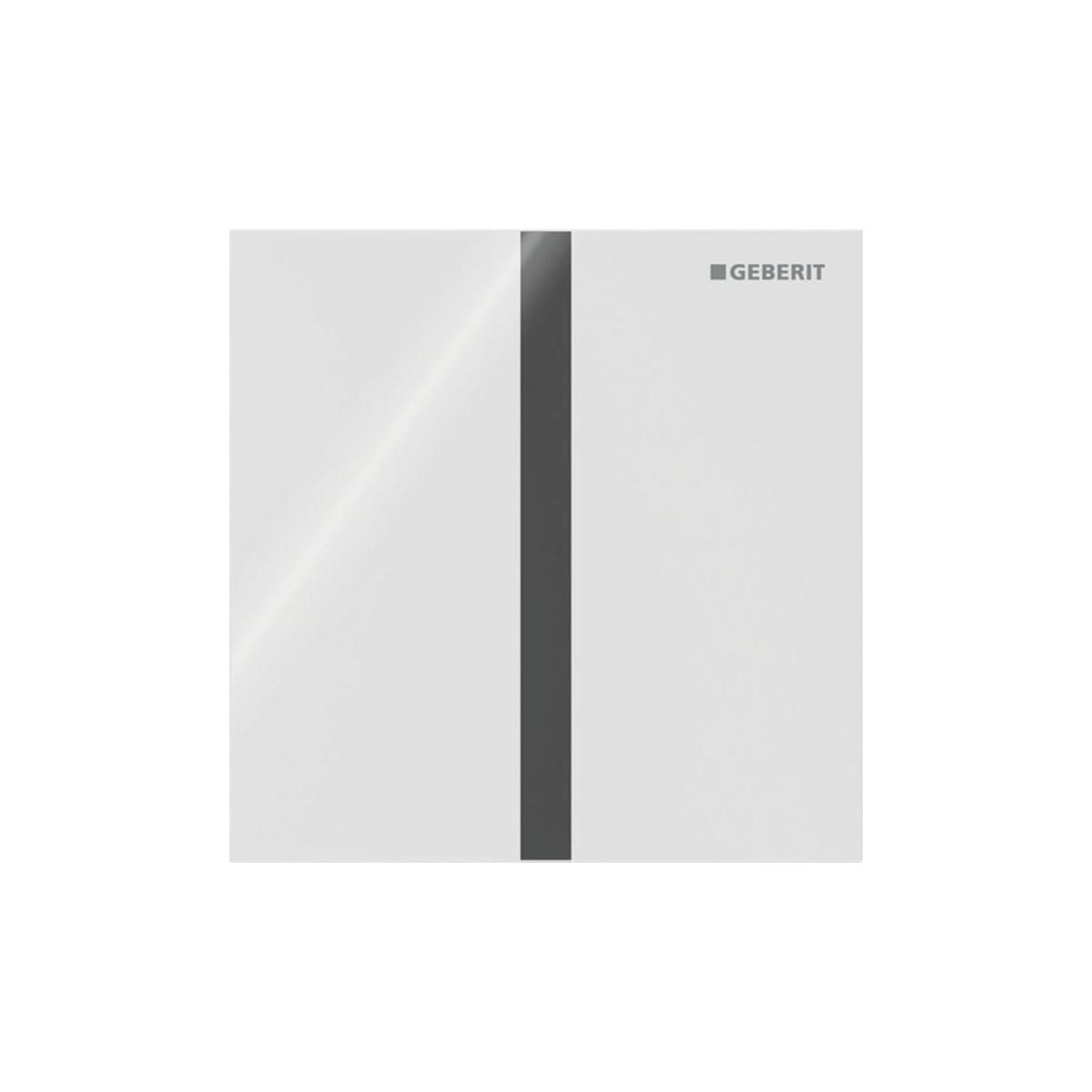 Geberit Sigma 40 Urinalstyring Kvadrat Hvit / Nettdrift Geberit Betjeningsplate og trykknapper GRO-1387818
