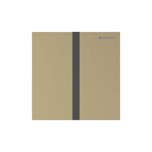 Geberit Sigma 40 Urinalstyring Kvadrat Messing / Nettdrift Geberit Betjeningsplate og trykknapper GRO-1387817