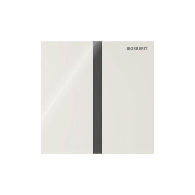 Geberit Sigma 40 Urinalstyring Kvadrat Sandgrå / Nettdrift Geberit Betjeningsplate og trykknapper GRO-1387813