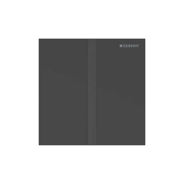 Geberit Sigma 40 Urinalstyring Kvadrat Svart matt / Nettdrift Geberit Betjeningsplate og trykknapper GRO-1387807