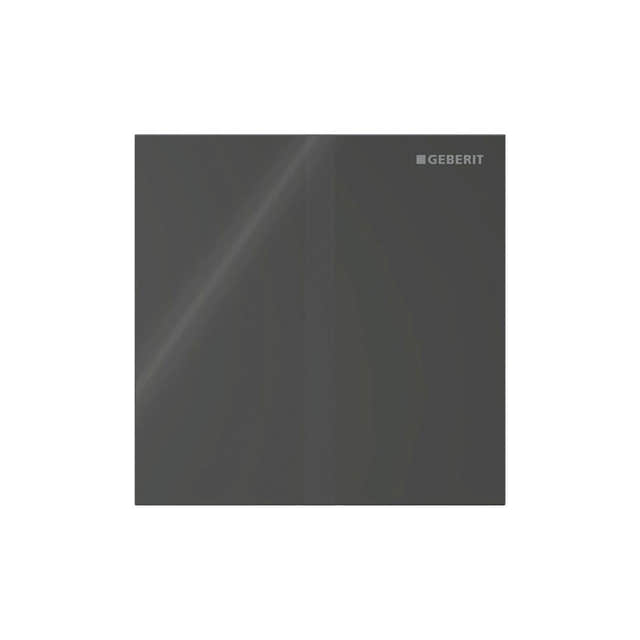 Geberit Sigma 40 Urinalstyring Kvadrat Svart / Nettdrift Geberit Betjeningsplate og trykknapper GRO-1387819
