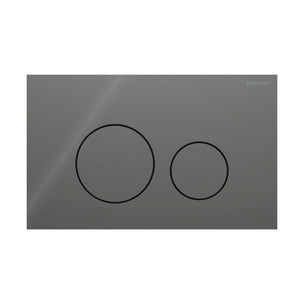 Geberit Sigma40 Rund Glass Betjeningsplate