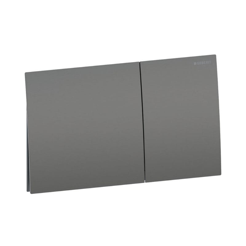 Geberit Sigma70 Betjeningsplate Svart krom (Easy Clean) Geberit Betjeningsplate og trykknapper GRO-6167079