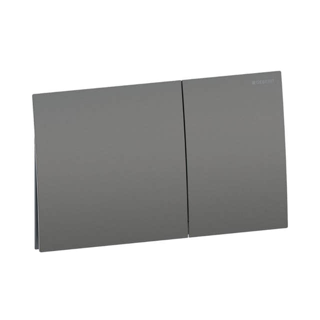 Geberit Sigma70 Betjeningsplate Svart krom (Easy Clean) Geberit Betjeningsplate og trykknapper GRO-6167079