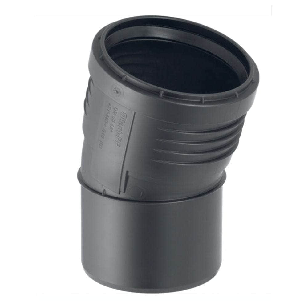 Geberit Silent PP Bend med en muffe 40x40mm / 15° Geberit Bend GRO-2294626