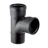 Geberit Silent PP, Grenrør svingt 90x90mm / 87.5° Geberit Rørdeler avløp GRO-2294725