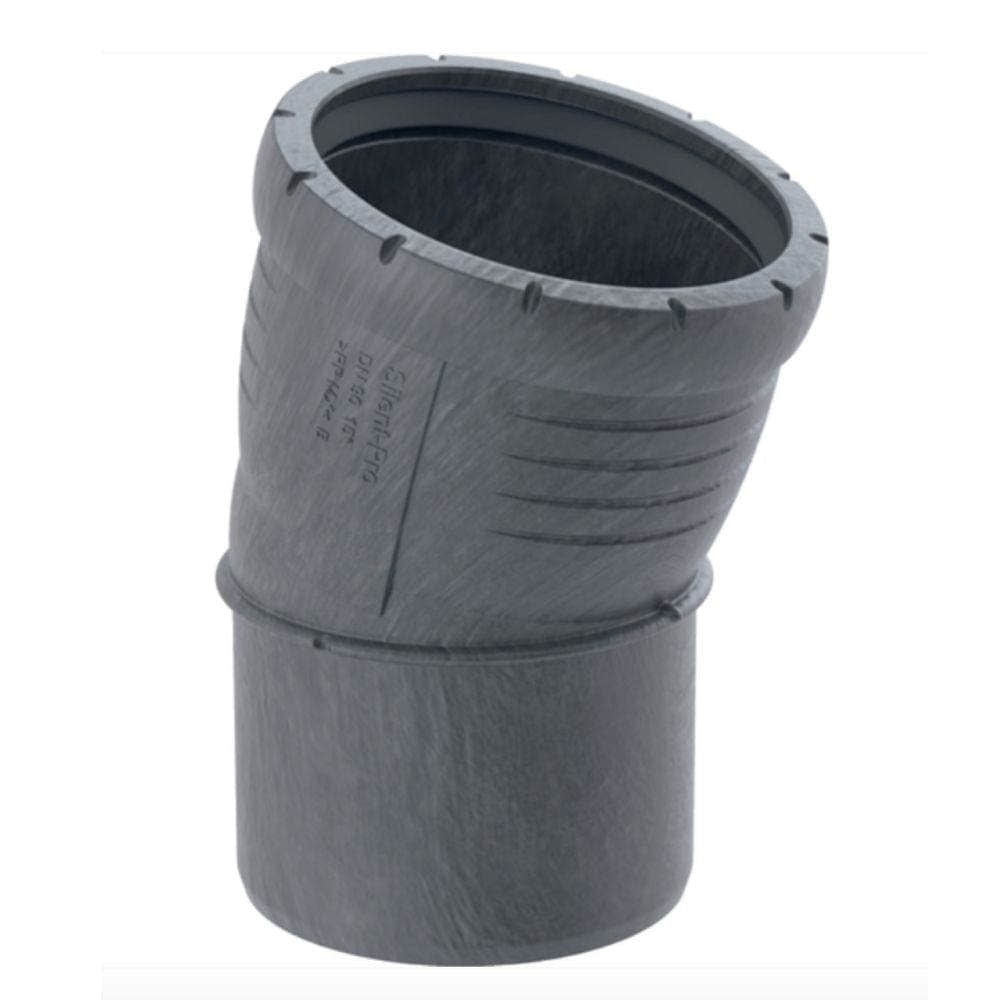 Geberit Silent-Pro PP, Bend med en muffe 50x50mm / 15° Geberit Bend GRO-2293747
