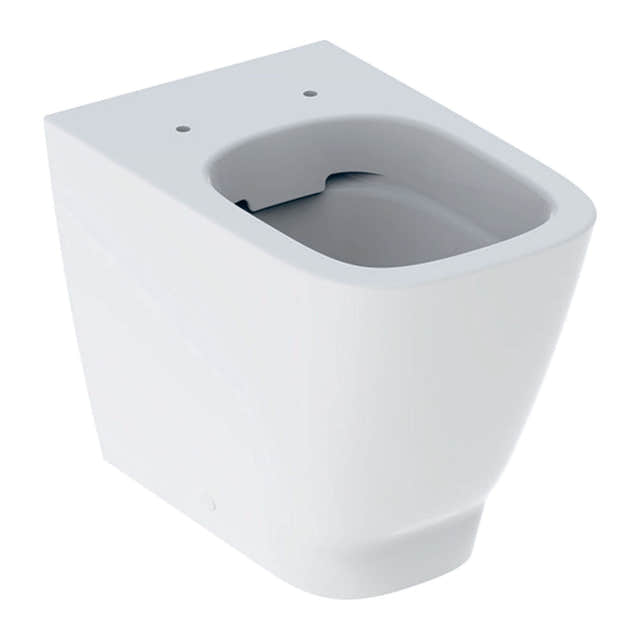 Geberit Smyle Square BTW Toalett Hvit KeraTect Geberit Gulvstående toalett GRO-6122449
