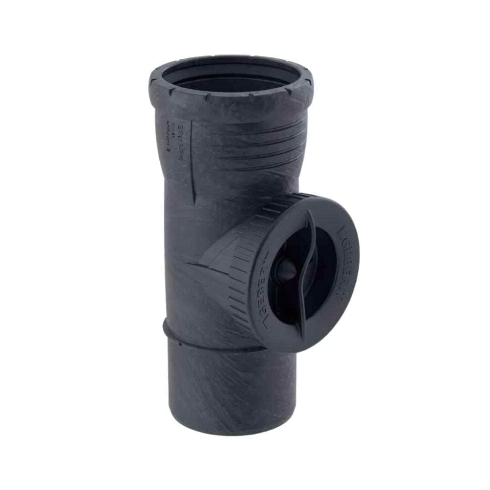 Geberit stakerør Silent-Pro rund luke. PP-MX 50x50mm / 90° Geberit Stakerør GRO-2293858