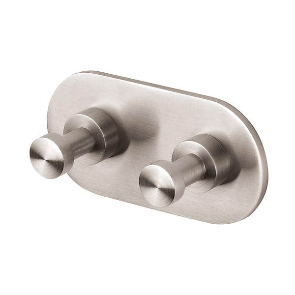 Geesa NEMOX Dobbel Krok Børstet stål Geesa Knagger CO-G91651532
