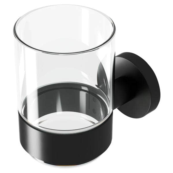 Geesa NEMOX Tannglass Svart matt Geesa Tannbørsteholder CO-G91650212