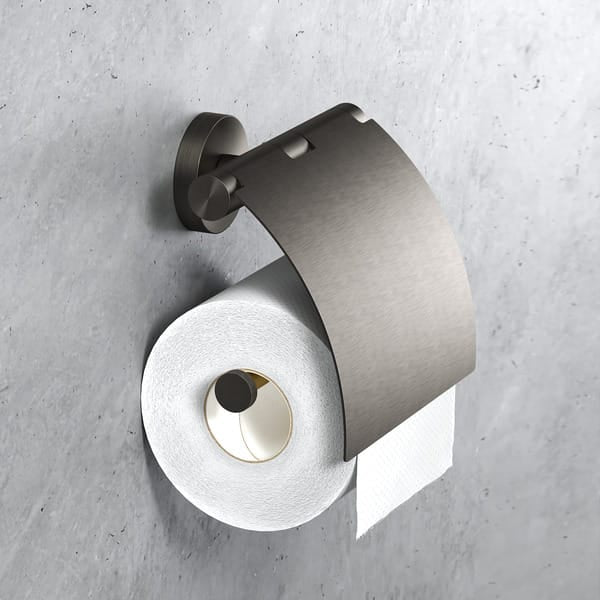 Geesa NEMOX Toalettrullholder med lokk Geesa Toalettrullholder