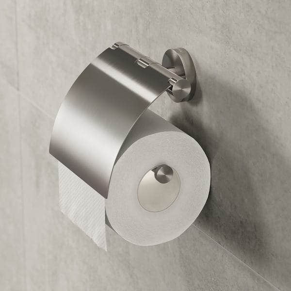 Geesa NEMOX Toalettrullholder med lokk Geesa Toalettrullholder
