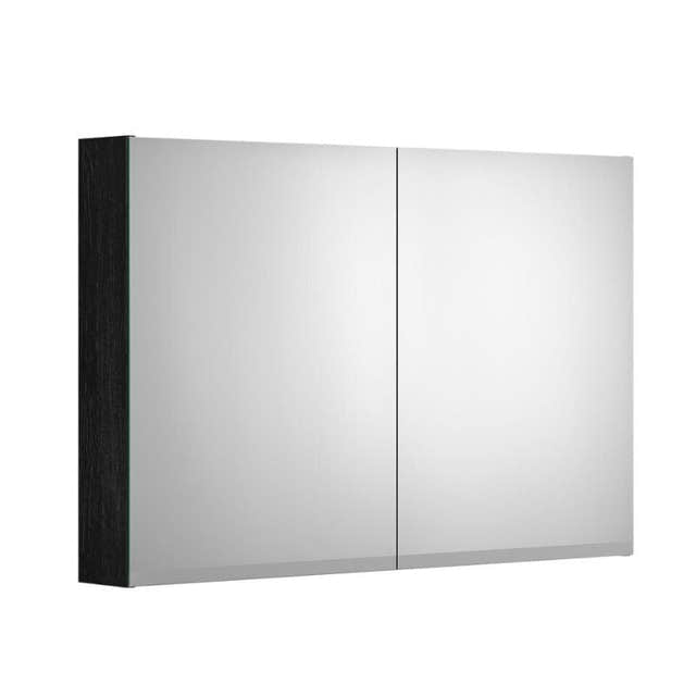 Gustavsberg Artic Base Speilskap Svart ask / 100cm Gustavsberg Speilskap GRO-7031824