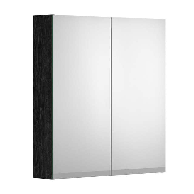 Gustavsberg Artic Base Speilskap Svart ask / 60cm Gustavsberg Speilskap GRO-7031828