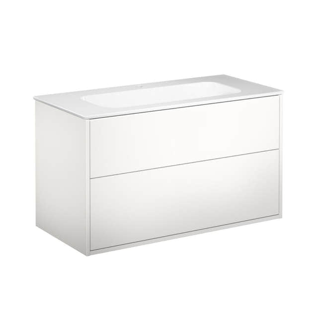 Gustavsberg Artic Møbelpakke Hvit / 100cm Gustavsberg Møbelpakke bad GRO-GB71ACVU10TM011