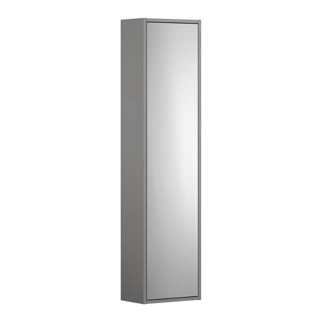 Gustavsberg Artic Small Høyskap med speildør Askegrå Gustavsberg Høyskap bad GRO-7031884