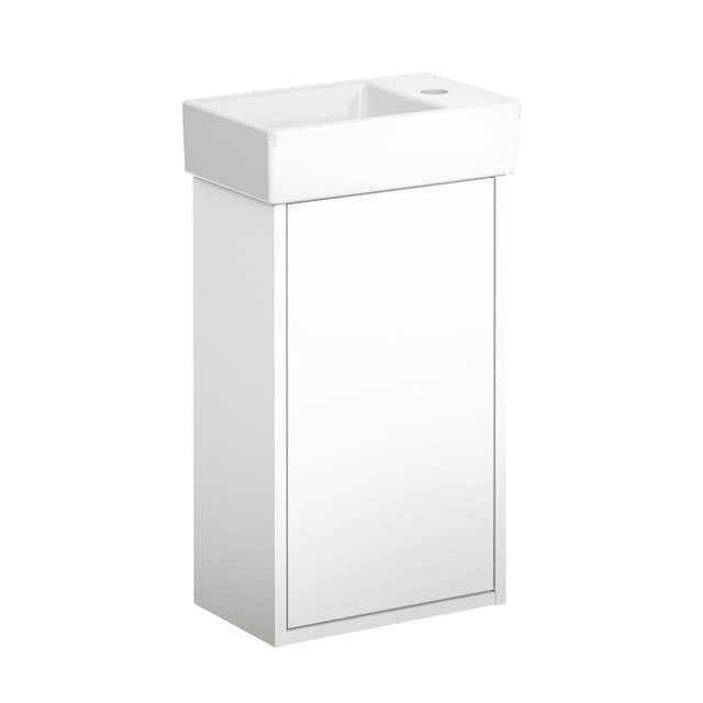 Gustavsberg Artic Small Møbelpakke Hvit / Venstre Gustavsberg Møbelpakke bad GRO-GB71ACVC34TM01L