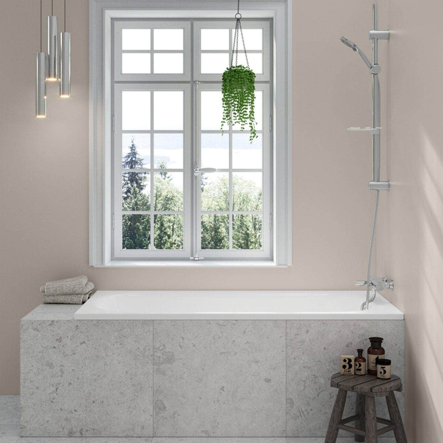 Gustavsberg Badekar 2941 Innbygging 140-170 Gustavsberg Firkantet badekar