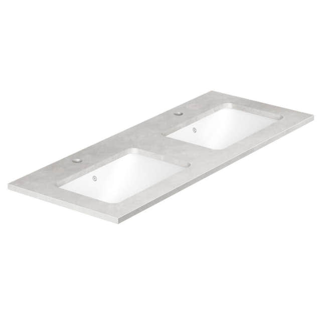 Gustavsberg Ducentic Benkeplate Grey / 120cm Gustavsberg Benkeplate bad GRO-GB71DCWT12SG21