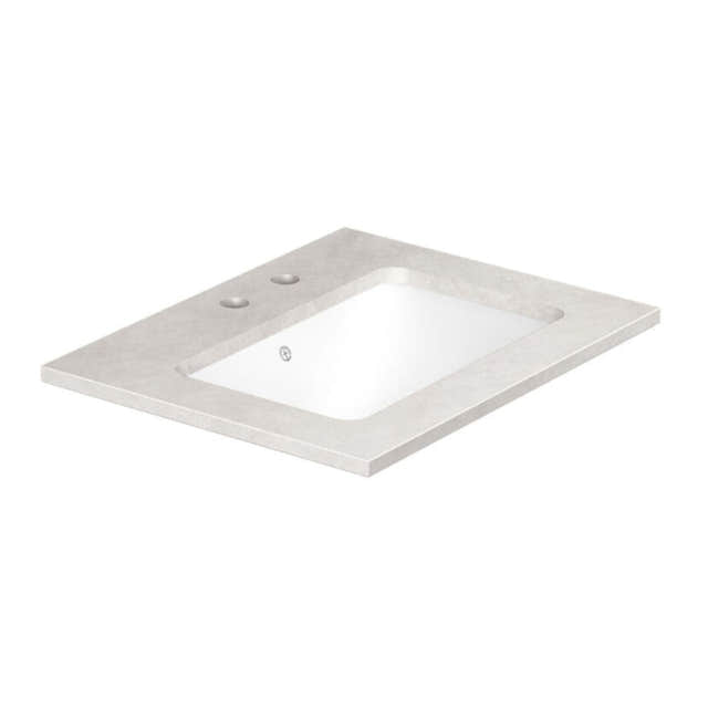 Gustavsberg Ducentic Benkeplate Grey / 60cm dobbel Gustavsberg Benkeplate bad GRO-GB71DCWT60SG12