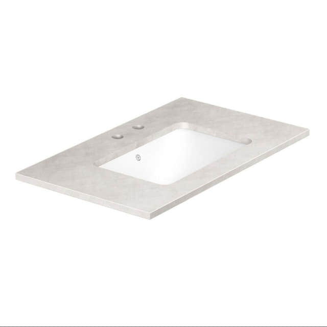 Gustavsberg Ducentic Benkeplate Grey / 80cm dobbel Gustavsberg Benkeplate bad GRO-GB71DCWT80SG12