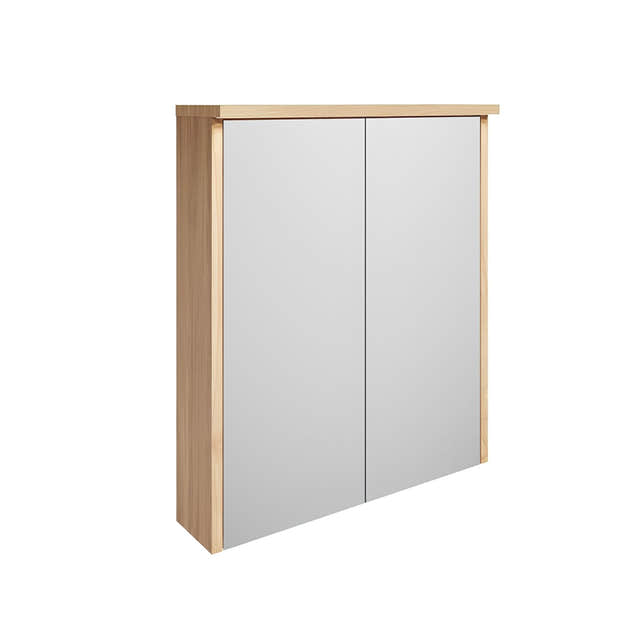 Gustavsberg DUCENTIC Speilskap Lys eik / 60cm Gustavsberg Speilskap GRO-GB71DCMC60AR00