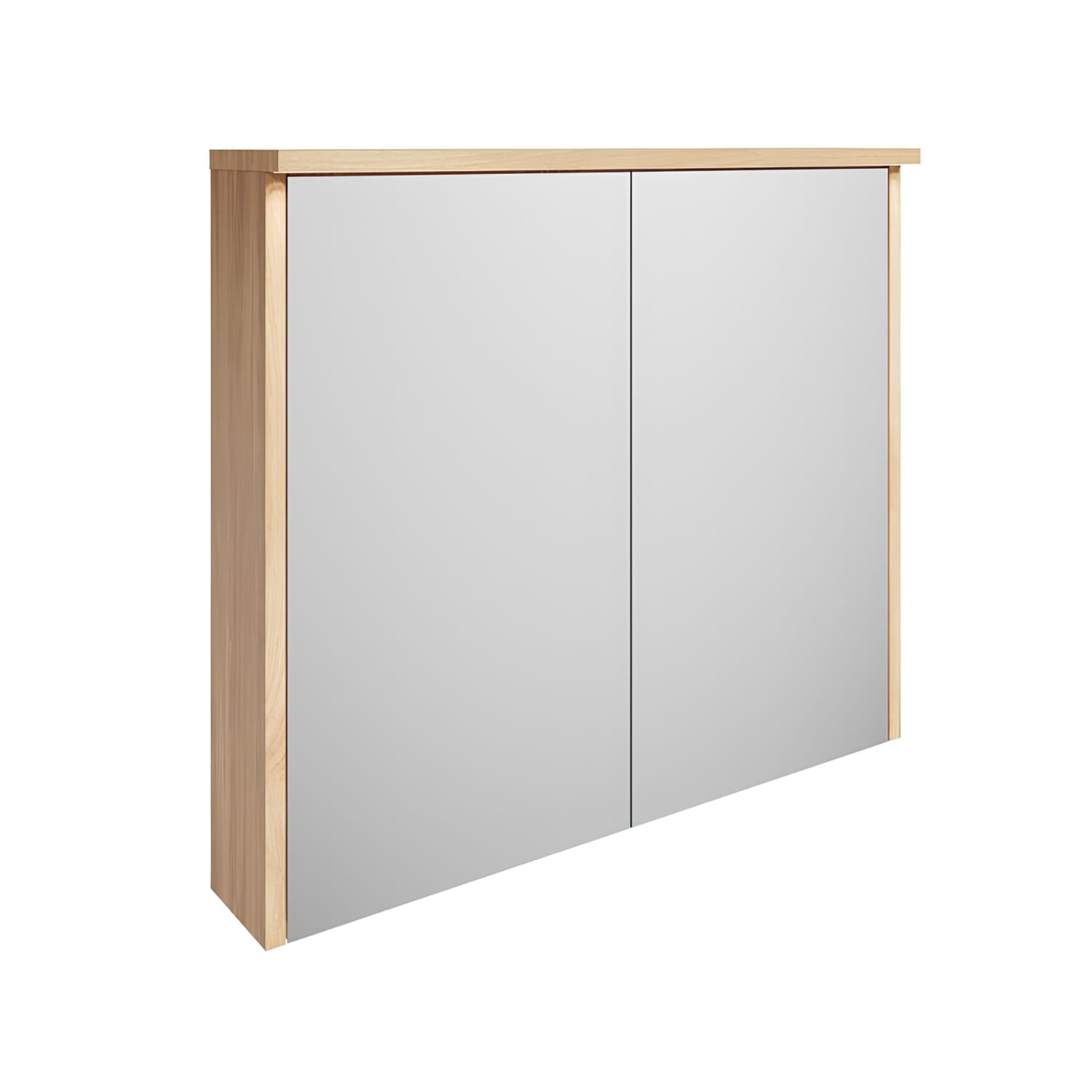 Gustavsberg DUCENTIC Speilskap Lys eik / 80cm Gustavsberg Speilskap GRO-GB71DCMC80AR00