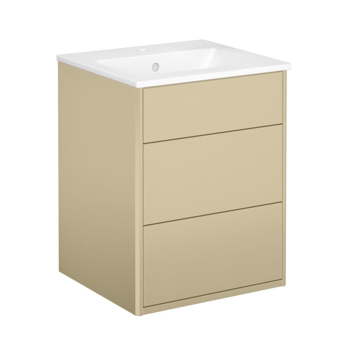 Gustavsberg Graphic Baderomsskap Beige / 45cm Gustavsberg Møbelpakke bad BUN-GB71GCVU45BBWB
