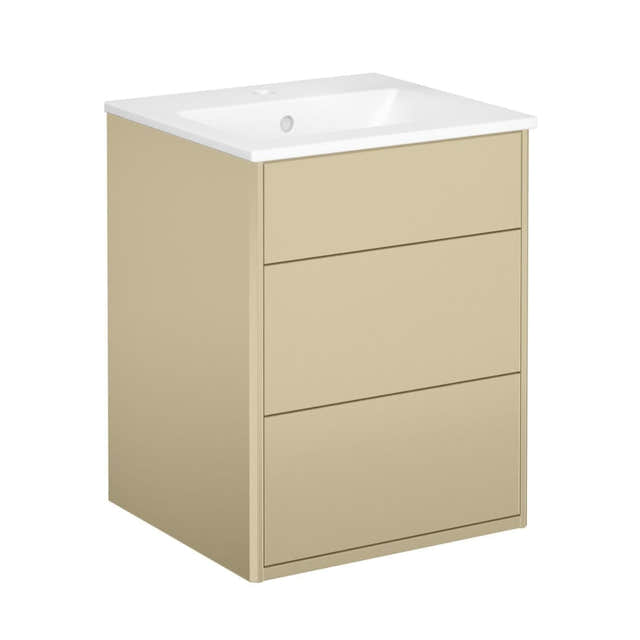 Gustavsberg Graphic Møbelpakke Beige / 45cm Gustavsberg Møbelpakke bad GRO-GB71GCVU45BBWB