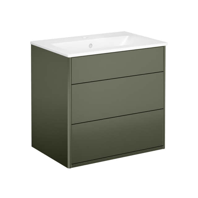 Gustavsberg Graphic Møbelpakke Grønn / 60cm Gustavsberg Møbelpakke bad GRO-GB71GCVU60GNWB